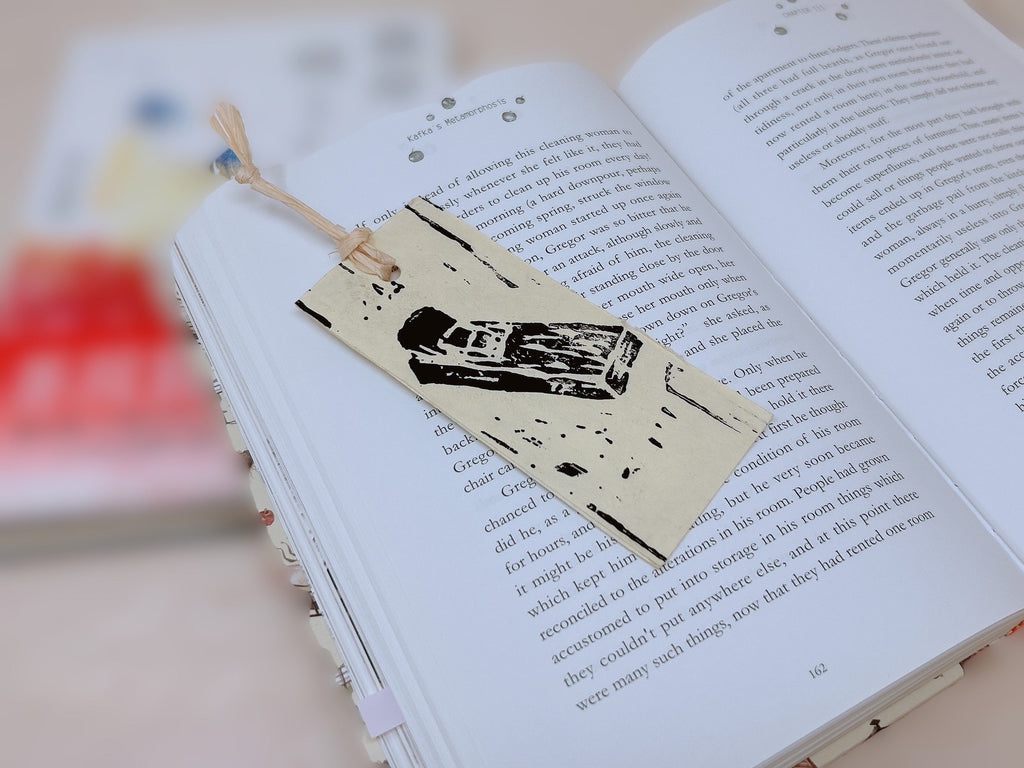 How to Make a Woodblock Print Bookmark from Scrap Wood