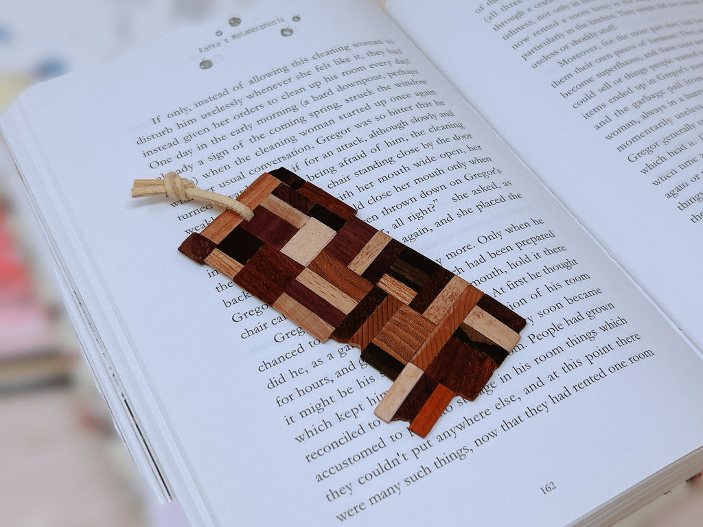 How to Make a Wooden Mosaic Bookmark from Scrap Wood