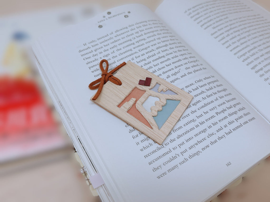 How to Make a Kirie Wooden Bookmark from Scrap Wood & Paper